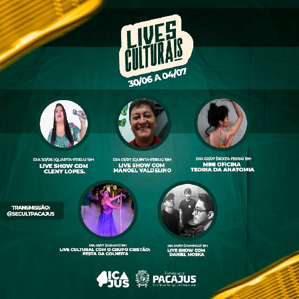 Confira Programação Semanal Cultural de Fortaleza